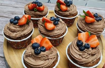 كب كيك خالي من السكر - الخطوة 13