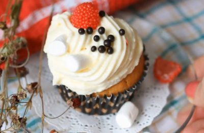 كب كيك مع كريمة الجبن - الخطوة 11