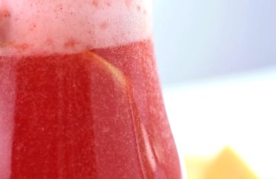 عصير الليمون بالفراولة - الخطوة 8