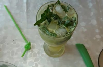 عصير الليمون والكيوي - الخطوة 8