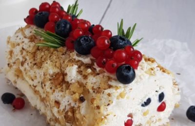 เมอแรงก์ม้วนบนไข่ขาว - ขั้นตอนที่ 13