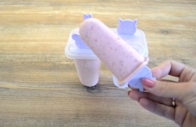 آيس كريم الفراولة والموز - صورة