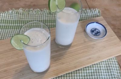 صورة لعصير الليمون بجوز الهند