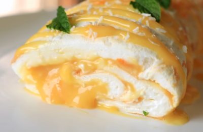 صورة لفافة مرنغ البرتقال