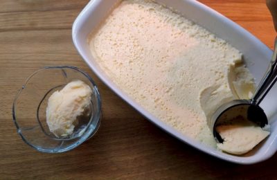 آيس كريم حليب بدون كريمة - صورة