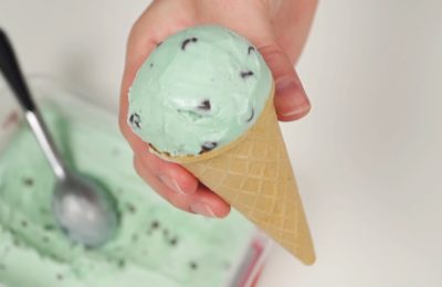 آيس كريم بالنعناع - صورة
