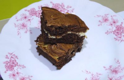 طريقة عمل براونيز الماسكاربوني - صورة