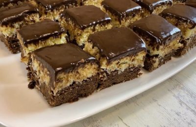 طريقة عمل براونيز جوز الهند - صورة