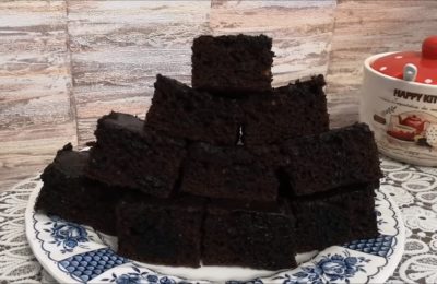 براونيز لذيذة خالية من الزبدة - صورة