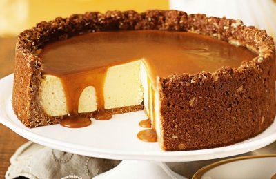 تشيز كيك بالكراميل المملح