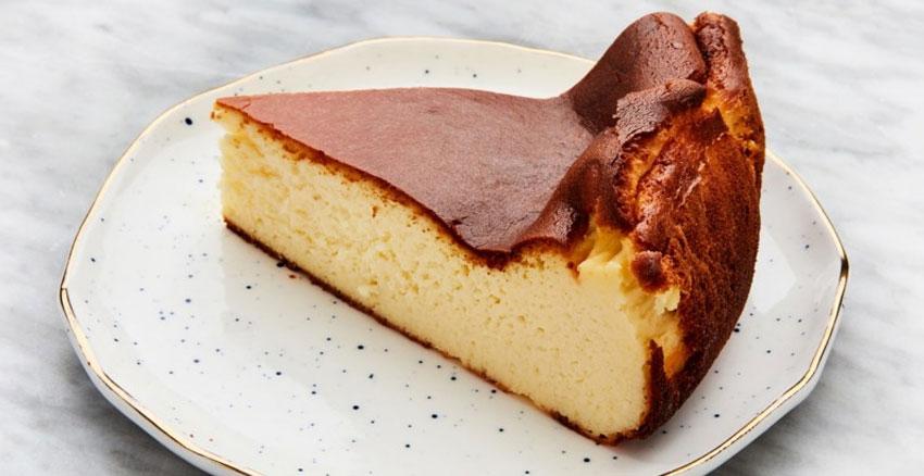 Pastís de formatge cremat de Sant Sebastià