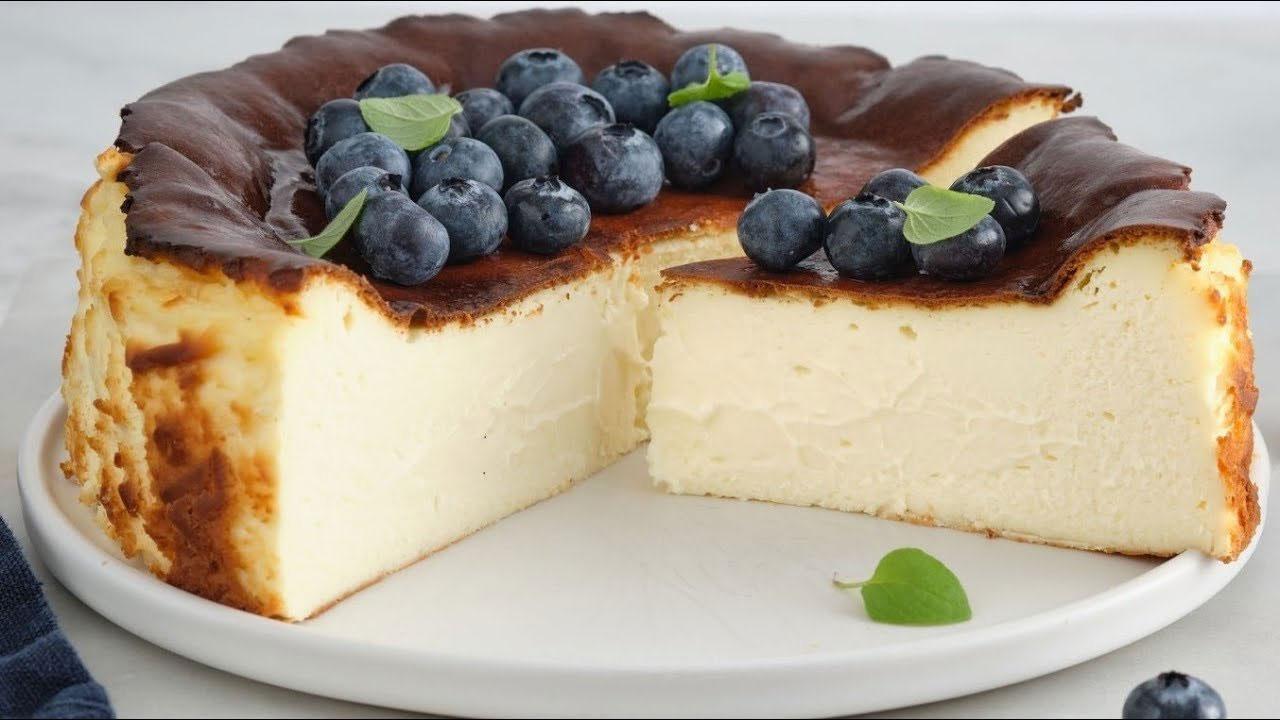 Pastís de formatge amb fruits del bosc de Sant Sebastià