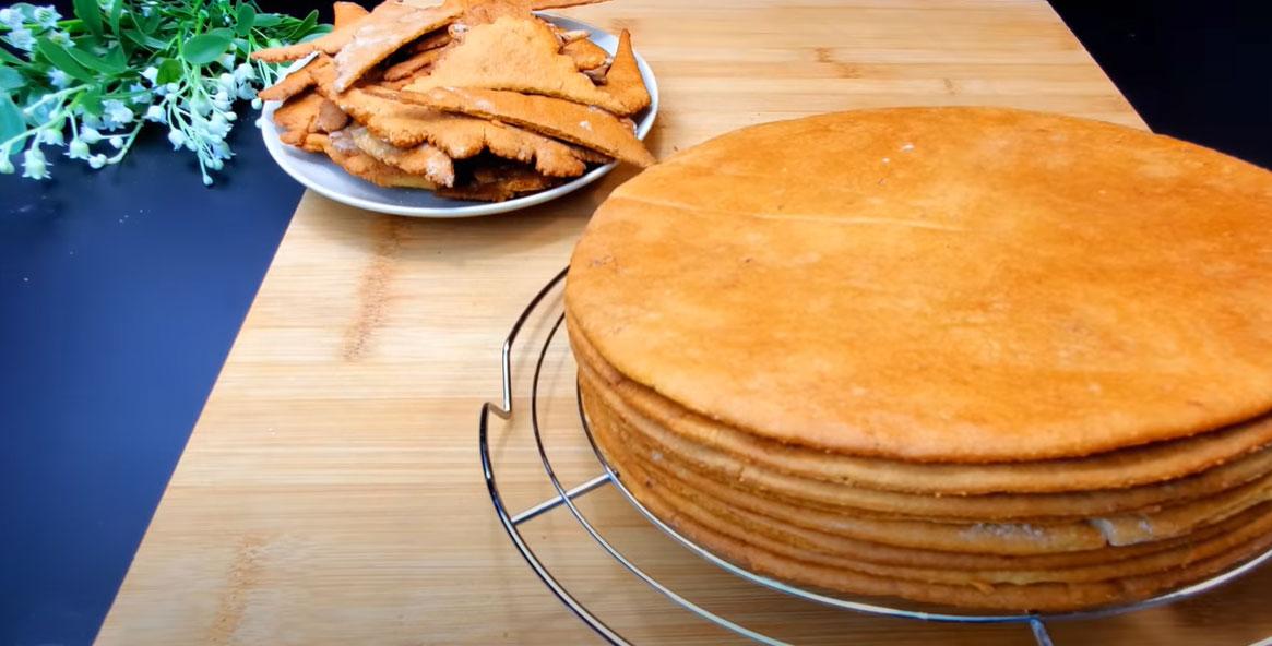 Instruccions pas a pas per al pastís de mel "Ryzhik": pas 15