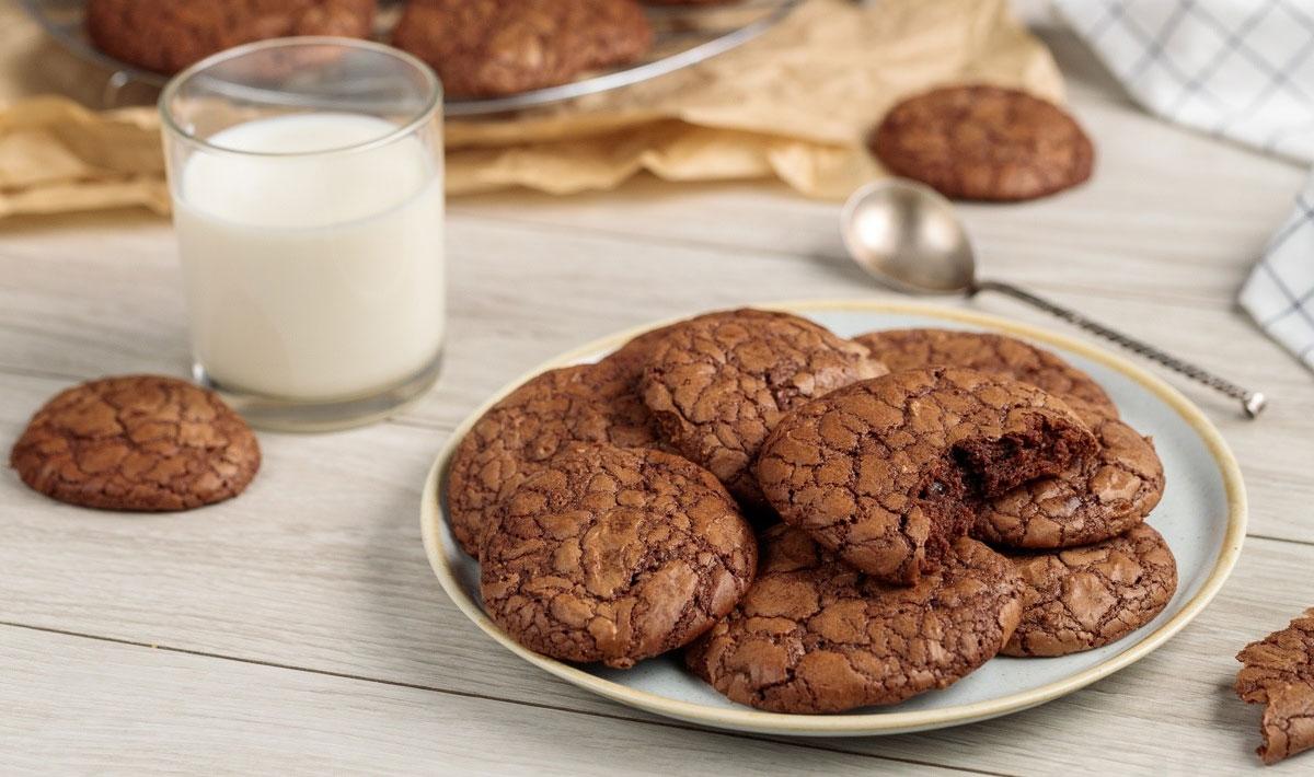 Galetes de brownie americanes clàssiques amb xocolata