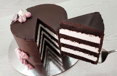 كعكة فطيرة الشوكولاتة: وصفة سهلة التحضير خطوة بخطوة