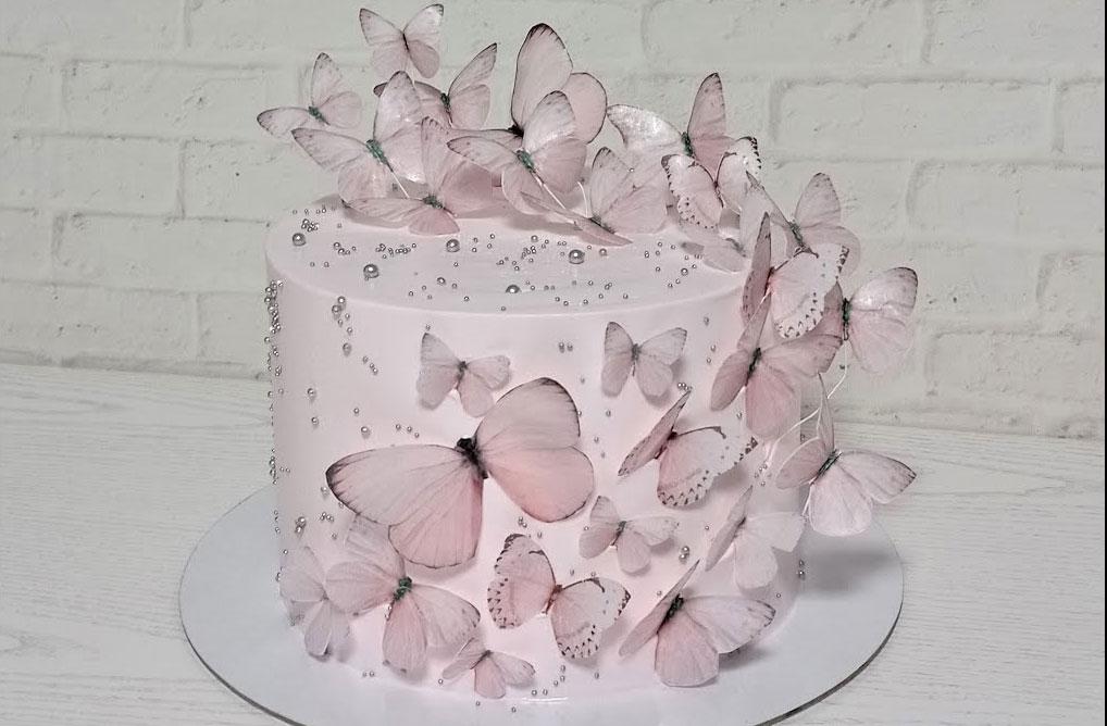 Pastís de papallona per a una nena