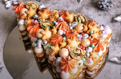 كعكة شجرة عيد الميلاد للعام الجديد: وصفة خطوة بخطوة