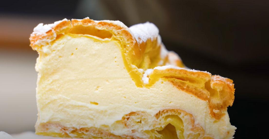 Pastís de pasta choux "Karpatka"