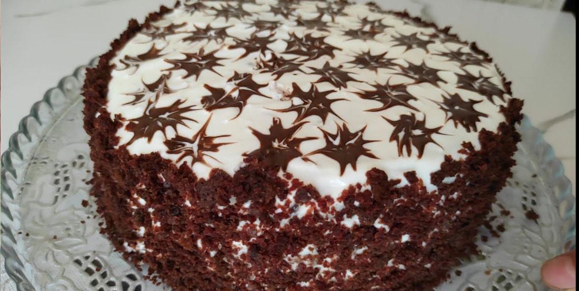 Disseny de pastís de xocolata