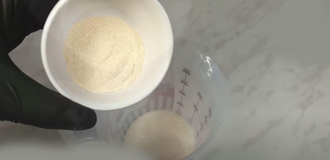 Recepta de gel decoratiu amb pectina: pas 3