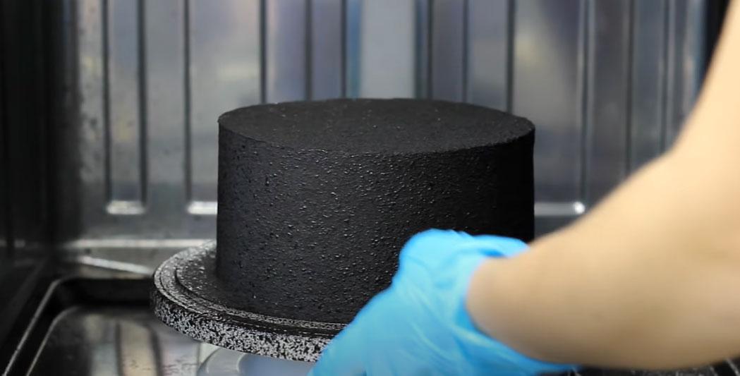 Recepta de cobertura de pastís de vellut: pas 3