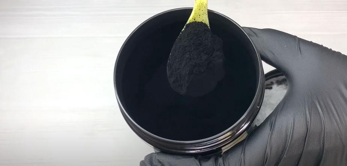 Preparació de formatge crema amb carbó de bambú - Pas 4