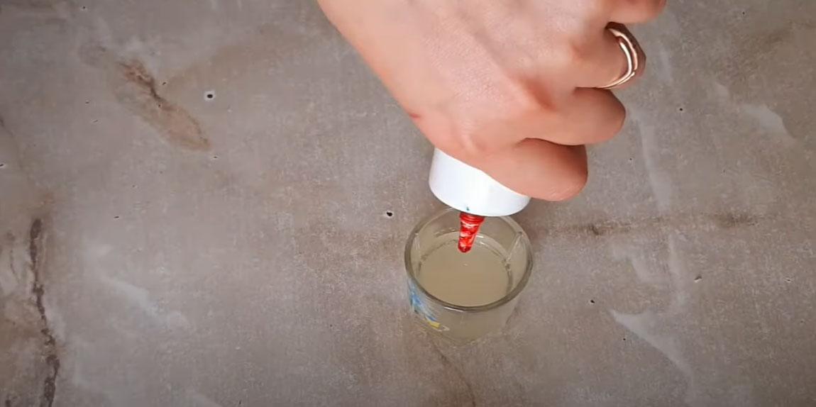 Fer esmalt de colors amb gelatina - pas 1