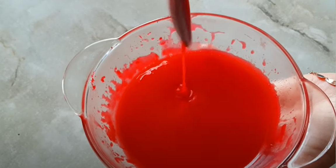 Fer esmalt de colors amb gelatina - pas 5