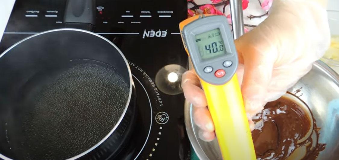 Glaça de crema de mantega de xocolata - Pas 2