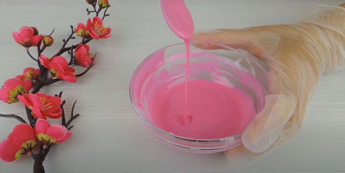 Ganache de colors amb xocolata blanca i mantega - Pas 7