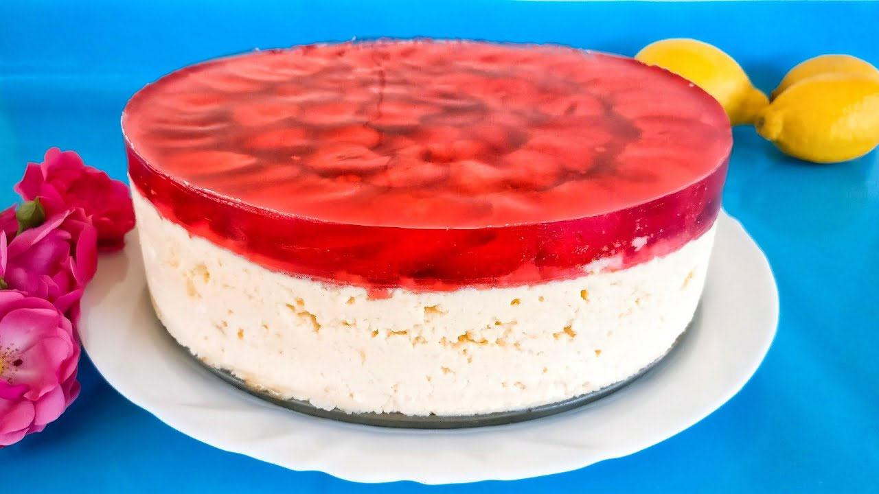 Pastís de mousse amb gelatina