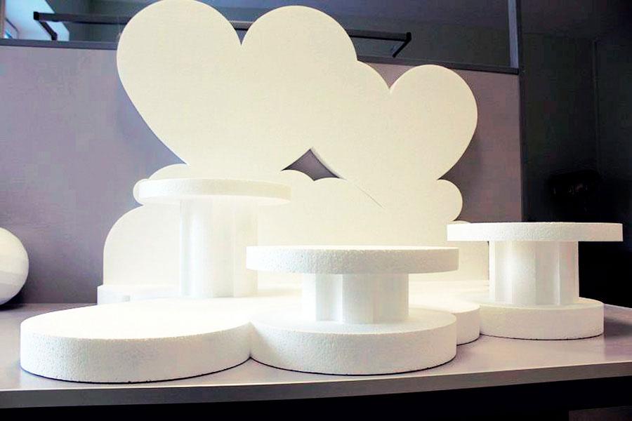 Polystyrenové desky na dort