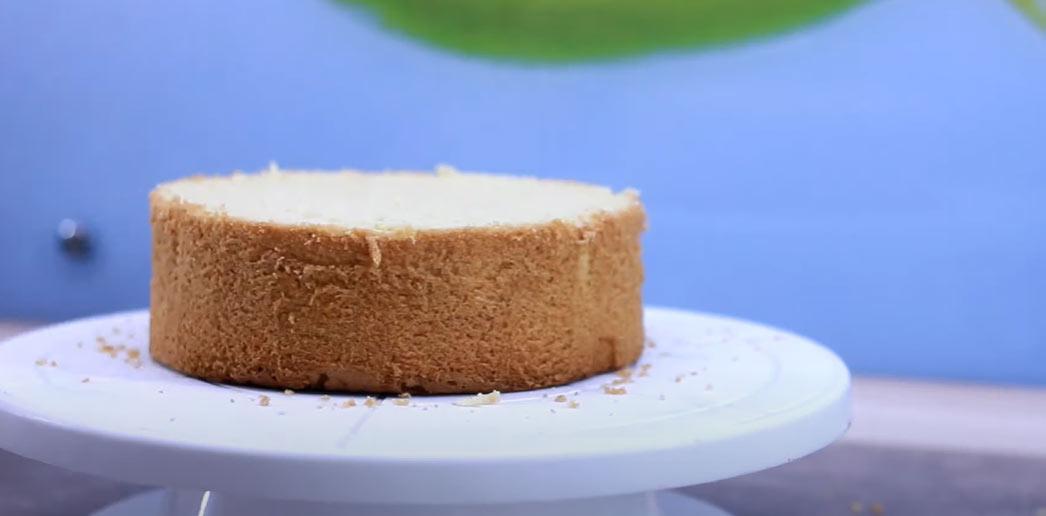 Enfilar el pastís de pessic - pas 1