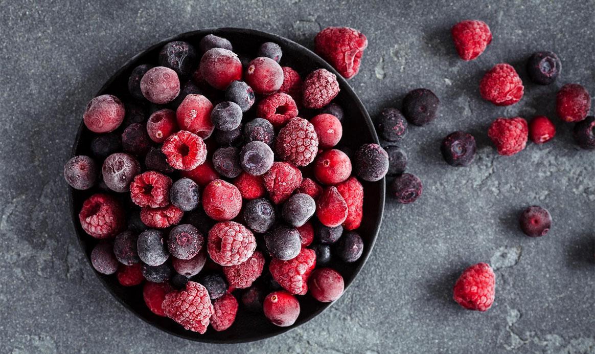 Baies sauvages congelées pour tarte