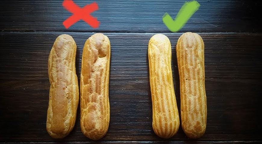 Errors comuns en la preparació d'èclairs