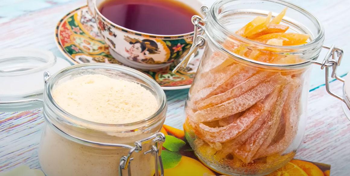 Pell de taronja confitada perfumada