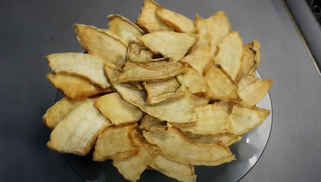 Melon séché dans un déshydrateur