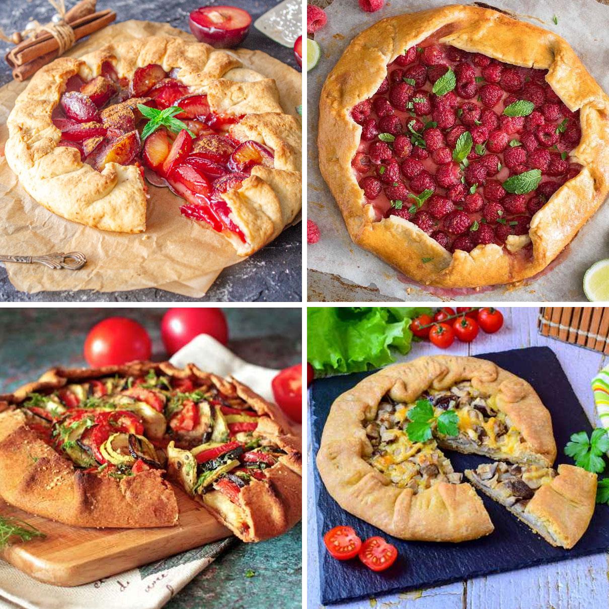 Galette francesa (dolça i salada)