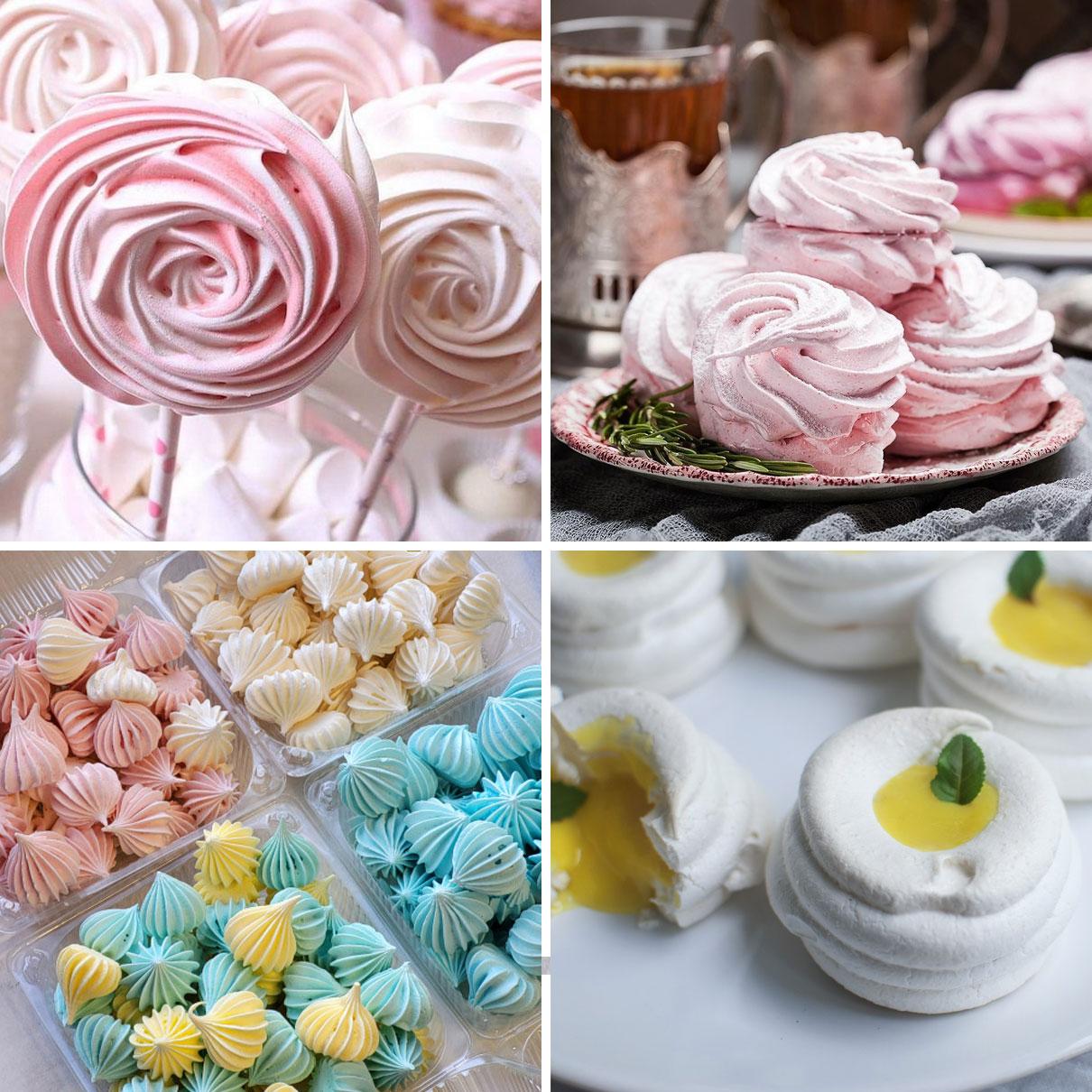 Postres a base de clares d'ou batudes