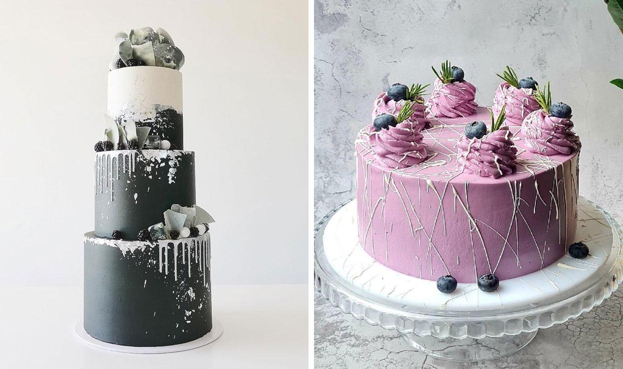 Pastissos de xocolata espolvorejats