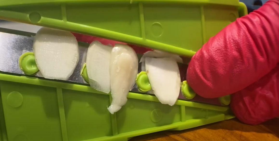 Podrobný recept na výrobu mandlových lupínků - Krok 4