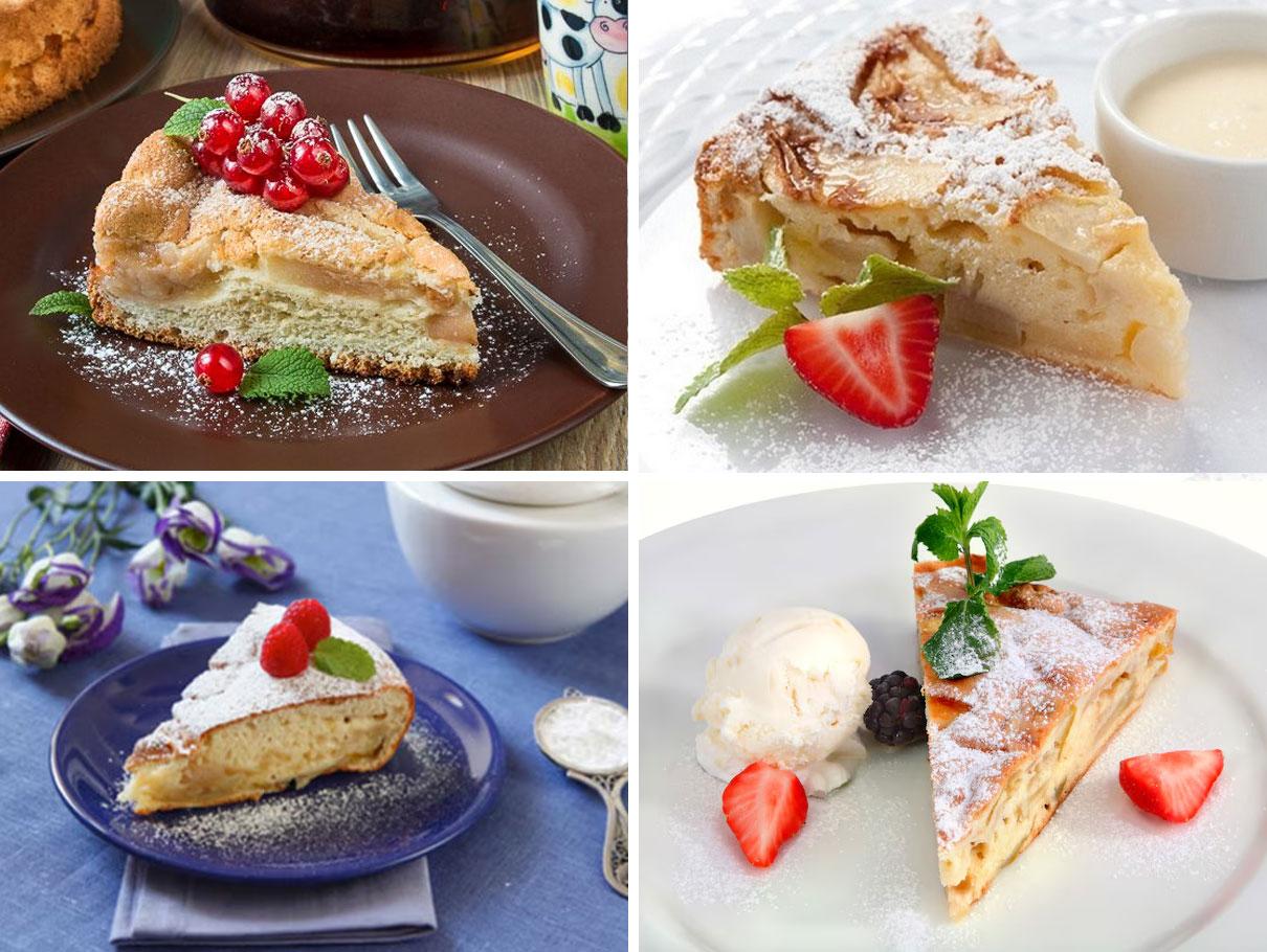 Servint Charlotte en porcions