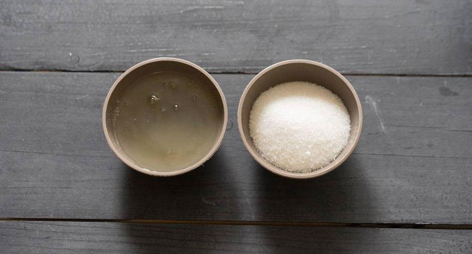 Proteïnes i sucre per a merenga - proporció