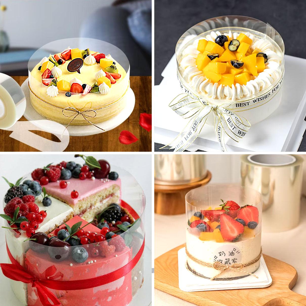 Envasament de pastissos en film d'acetat