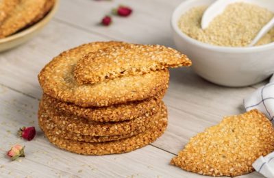 كعكات السمسم: وصفة خطوة بخطوة