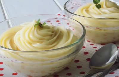Klassische Vanillecreme für Profiteroles – Schritt-für-Schritt-Rezept