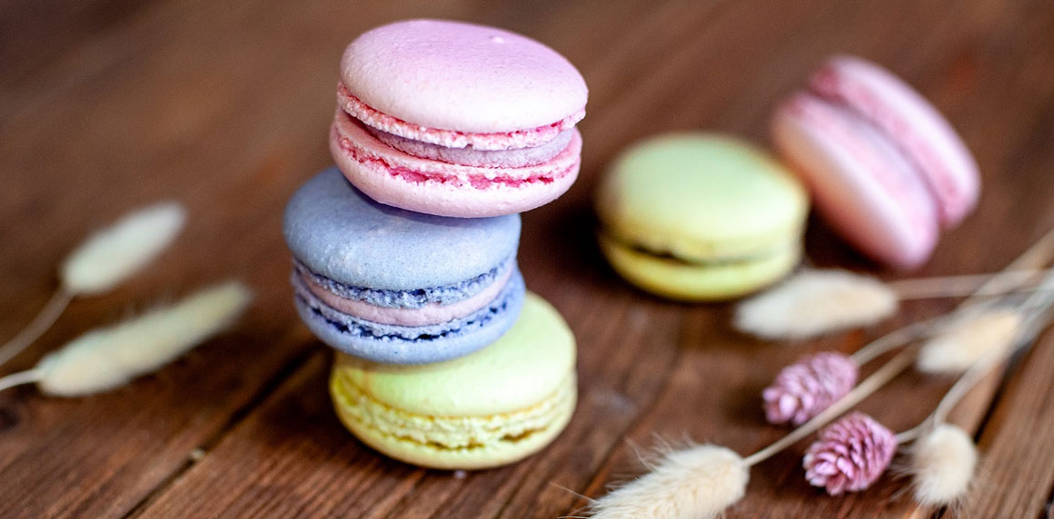Macarons amb merenga francesa