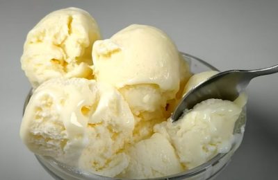 آيس كريم صحي خالٍ من السكر: وصفة خطوة بخطوة