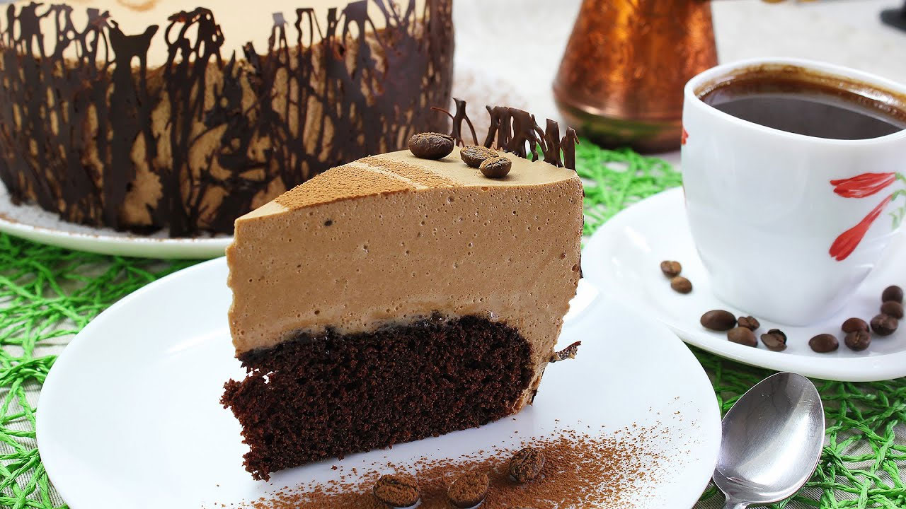 Pastís de mousse de cafè