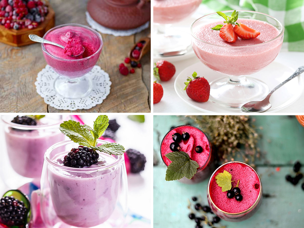 Receptes de mousse de baies
